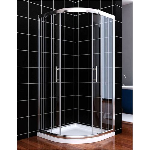 Quartz tuš kabina, R90x190cm, providno staklo 6mm, srebrni ram Cene