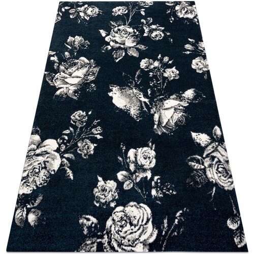 RugsX Preproge Preproga GNAB 60642734 Cvetje vrtnice temno modra 140x200 cm Modra Cene