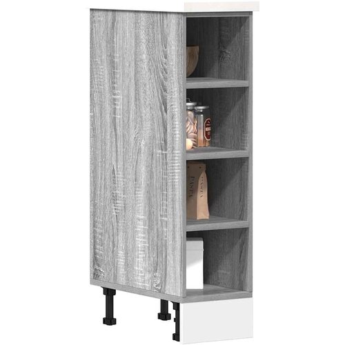 vidaXL Spodnja omarica siva sonoma 20x44,5x81,5 cm iverna plošča Cene