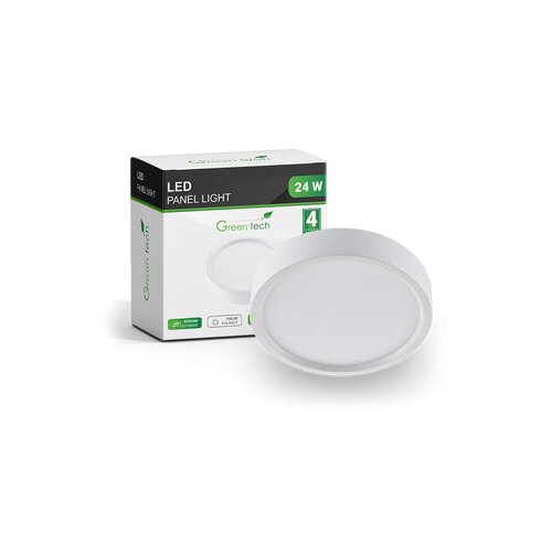Greentech Green Tech LED panel 24W, 6500K, nadgradni, okrugli Cijene