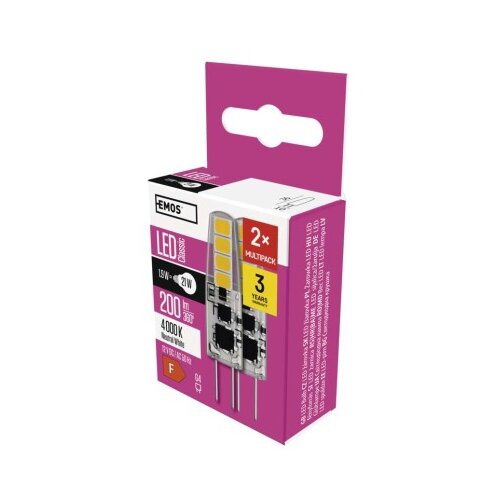  LED žarnica Classic JC / G4 / 1,9 W (21 W) / 200 lm / nevtralno bela 2/1 Cene
