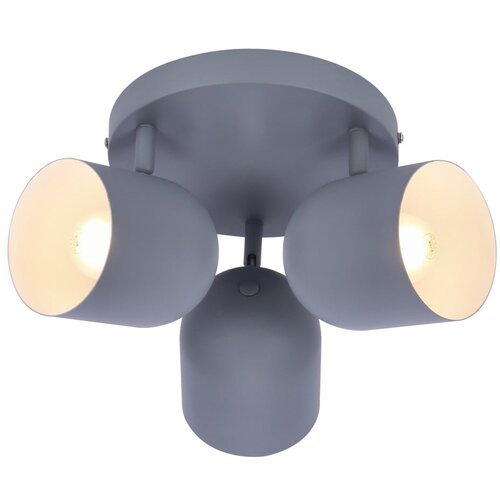 Candellux Lighting svetlo modra stropna svetilka s kovinskim senčilom 32x32 cm azuro Slike