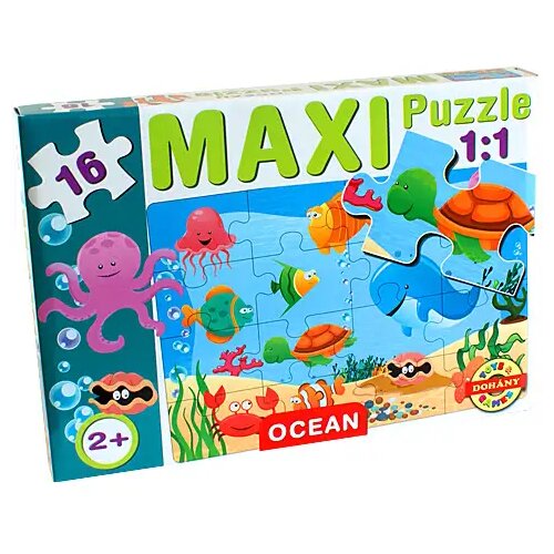 Mađarski proizvođač Maxi sestavljanka z morskimi živalmi - D-Toys Cene