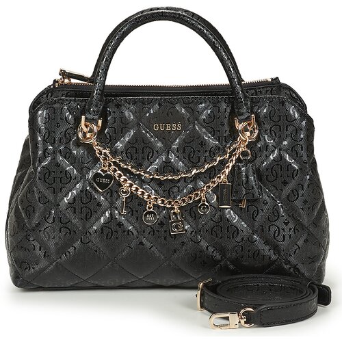 Guess LIBBY 2 COMP SATCHEL Crna Slike