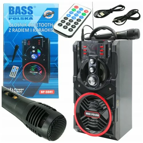 Bass_Polska BASS POLSKA fM USB Karaoke zvočnik Bluetooth 90W + daljinec