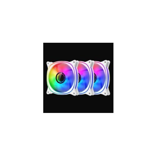 LC-Power LC-CF-120-ARGB-KIT-Wset 3x 120mm ARGB fan, white (bijeli) Cijene