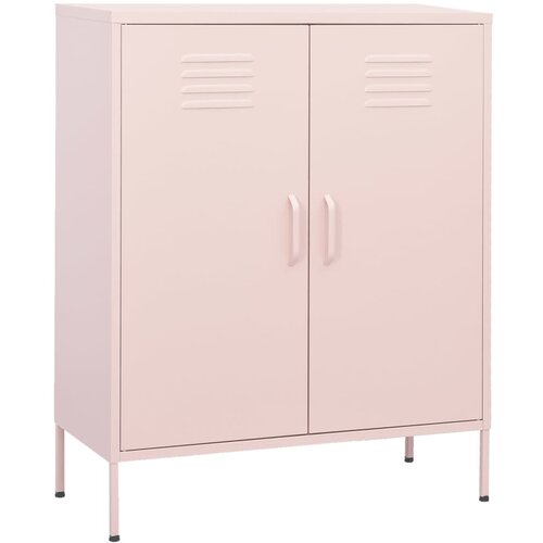 Furnova Omara za shranjevanje roza 80x35x101,5 cm jeklo, (21954135) Slike