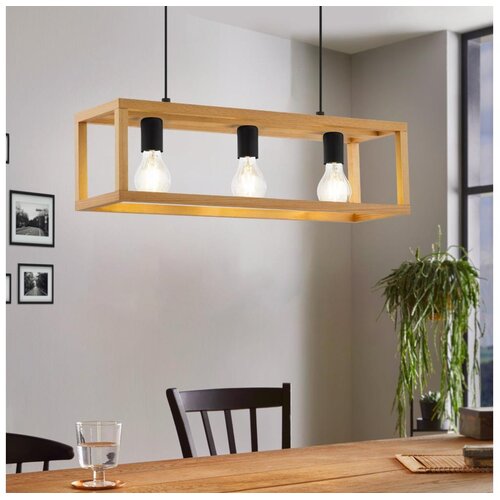 Eglo 32144 - visilica na sajli blackcrown 3xE27/40W/230V braon Cene