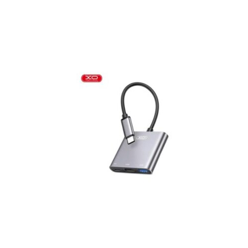XO USB Type-C Multi hub 3in1HDMI 4k 30Hz, 1x USB 3.0,USB-C PD 100w Cijene