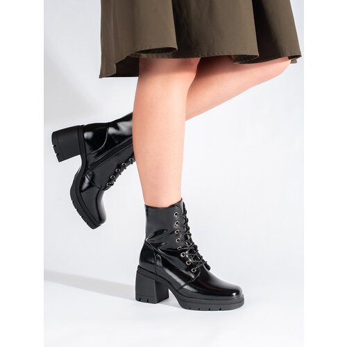 Sergio Leone High lace-up ankle boots black Slike