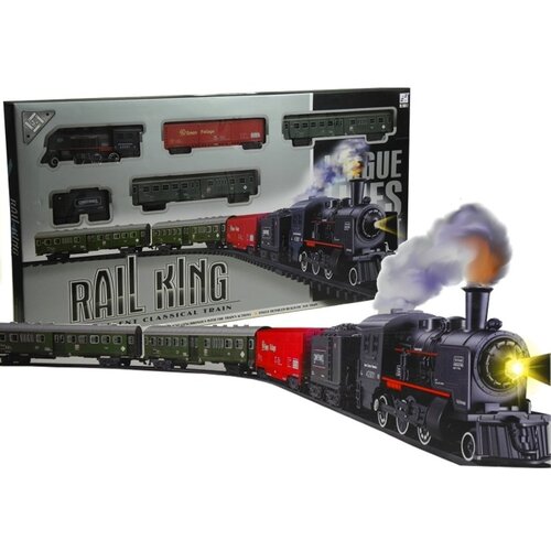  Rail King Train Set Smoke Realistic Toy Locomotive Slike