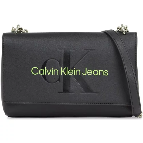 Calvin Klein Jeans Torbe SCULPTED EW FLAP CONV25 MONO K60K611866 Zelena