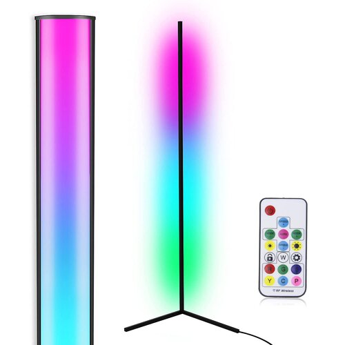 INF LED talna svetilka kotna svetilka RGB spreminjanje barve črna, (21278601) Cene
