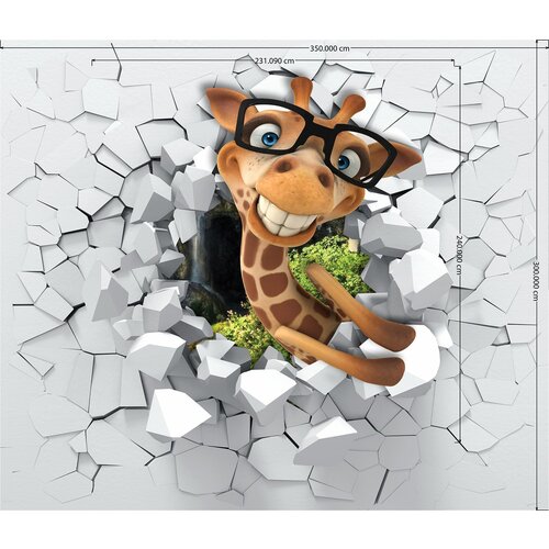 3D žirafa 3D 172-XXL 350x300 Slike