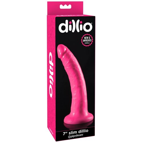 Pipedream Dillio 7 - pripenjalni, realistični dildo (18 cm) - roza Slike
