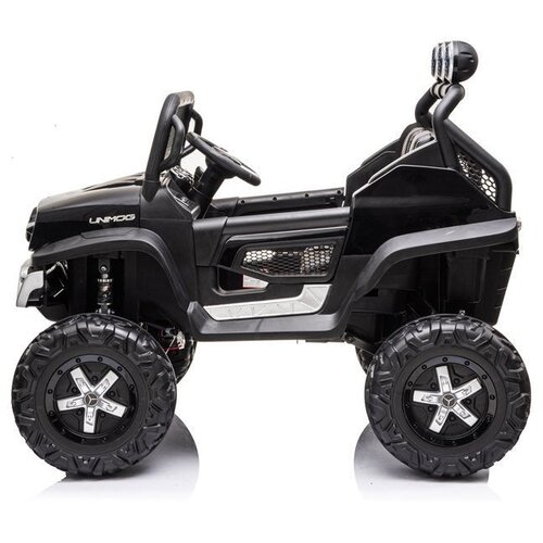  Licencirani auto na akumulator Mercedes Unimog S - crni Slike