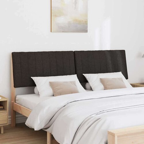 VidaXL tapecirani uzglavlje crna 180 cm čvrsto borovo drvo Slike