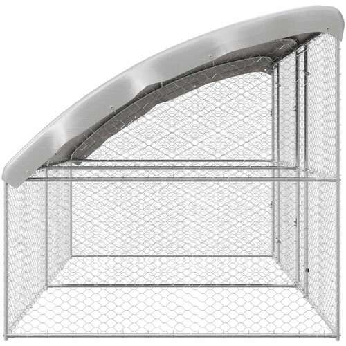  za pse 2 pcs Srebrno 4 x 2 x 2 m Pocinčani čelik Slike
