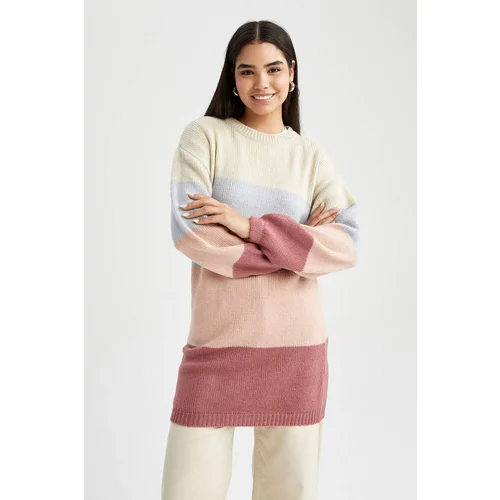 Defacto Regular Fit Crew Neck Tunic