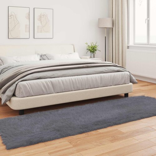  Tepih od umjetne ovčje kože TAFALLA Antracit 80 x 250 cm Slike