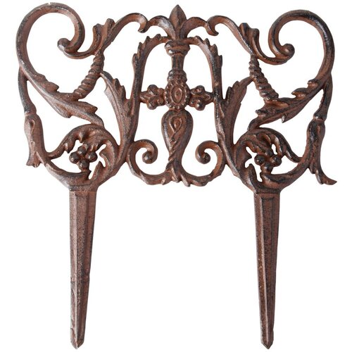 Esschert Design Litoželezna dekorativna ograja Ornament Cene