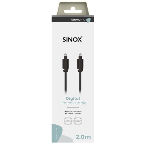 SINOX optični avdio kabel SXA05002 2 m toslink m - toslink m Slike