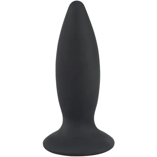 Black Velvets Black Velvet S - analni vibrator na baterije, početnički - mali (crni)