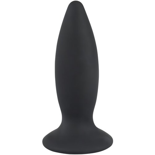 Black Velvets Black Velvet S - Začetni analni vibrator z možnostjo polnjenja - majhen (črn) Slike