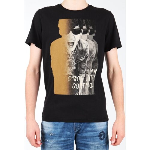 Lee Majice s kratkimi rokavi Photo Tee Black L60BAI01 Črna Cene