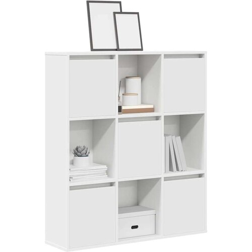 vidaXL Knjižna omara bela 89x24x101,5 cm inženirski les Cene