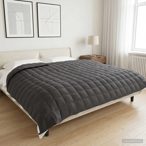  Težak pokrivač Antracit 200 x 225 cm 13 kg 100% Pamuk 205T Slike