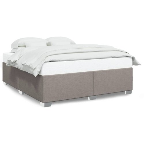 VidaXL Posteljni okvir taupe 180x200 cm blago Slike