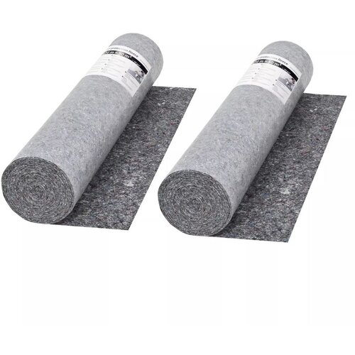  Nedrseča za&amp;scaron;čitna podloga 2 kosa 50 m 280 g/m&amp;sup2; siva, (20756409) Slike