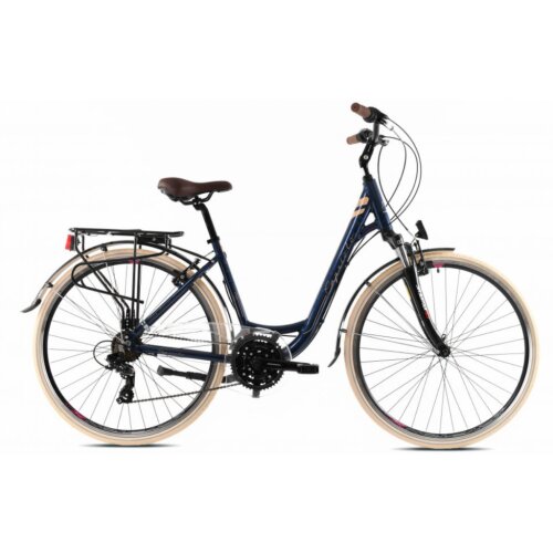Capriolo bicikl elegance lady 28in plavo v-brake Slike