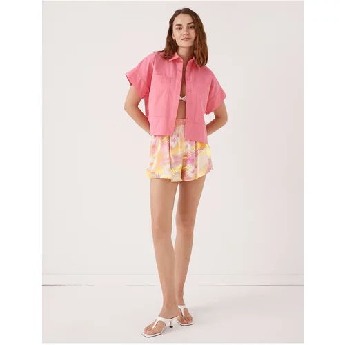 Koton Shirt - Pink - Oversize