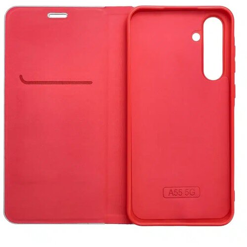 Oem LUNA Book Carbon futrola za SAMSUNG GALAXY A35 5G crvena Slike