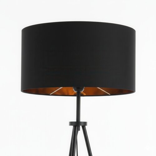  Stojeća lampa 1xE27/40W/230V crna Slike