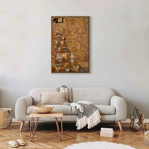  Slika - Gustav Klimt &ndash; Expectation 60x90 U prirodnom drvenom okviru Cijene