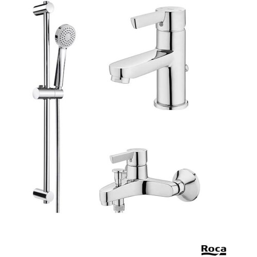 Roca set 3u1 Saona slavina za kadu i lavabo Cene