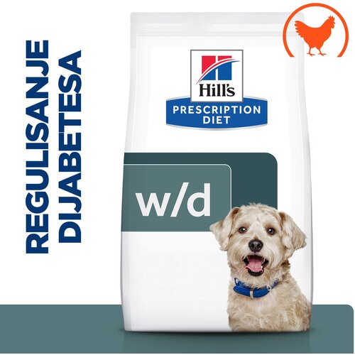 Hills Prescription Diet w/d Diabetes Care s pi&scaron;čancem - 10 kg Cene