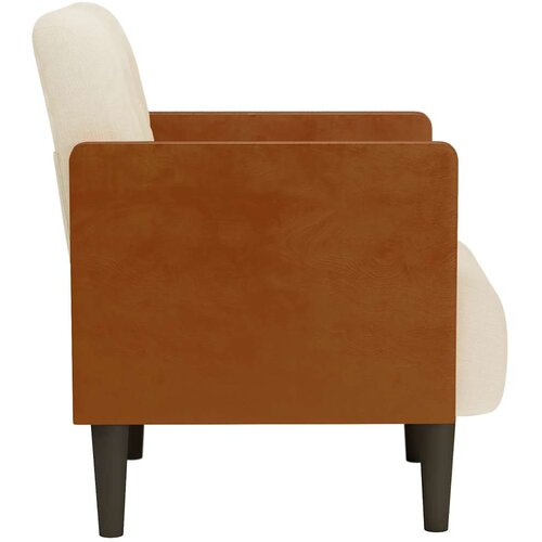 SOFA s naslonima za ruke 55 cm lanena Slike