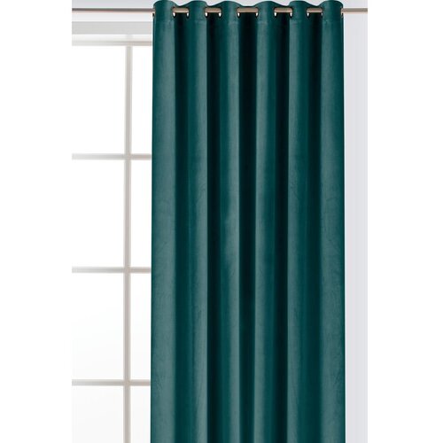 Filumi Modrozelena žametna zavesa za delno zatemnitev 140x225 cm Velto &amp;ndash; Slike