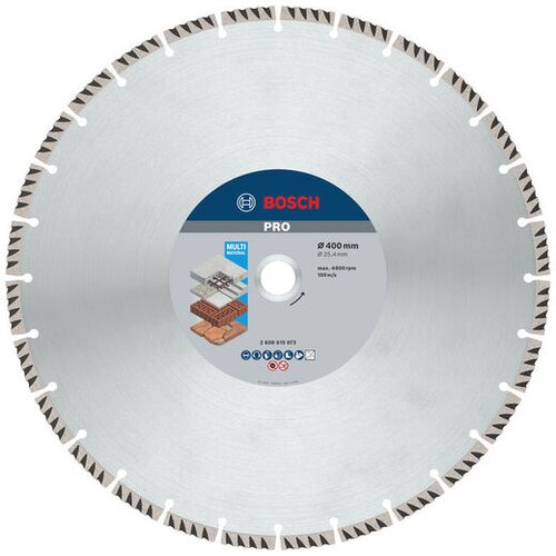 Bosch Dijamantska rezna ploča za stone i benzinske testere, otvor 25,4mm PRO Multi Material 2608615073 Cene
