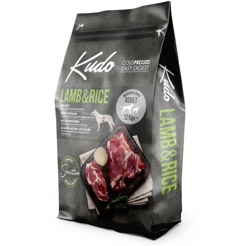 Kudo dog Jagnjetina in Riž Medium/Maxi Adult 12 kg Cene