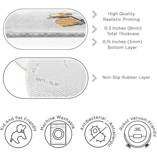 Mila Home Periv dječji tepih &amp;oslash;120 cm Snowy Hills &amp;ndash; Slike