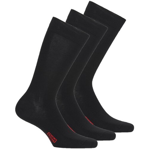 DIM kratke nogavice MI CHAUSSETTE COTON PACK X3 Črna Cene
