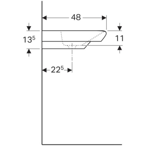 Geberit myDay 60 lavabo 125460600 Slike