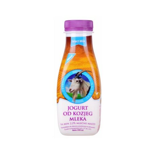 Select Milk kozji jogurt 2,2% MM 350g pet Slike
