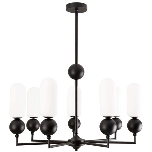  MAXLIGHT P0632 - Luster na &amp;scaron;ipki NOVA 7xG9/7W/230V prečnik 70 cm crni Slike
