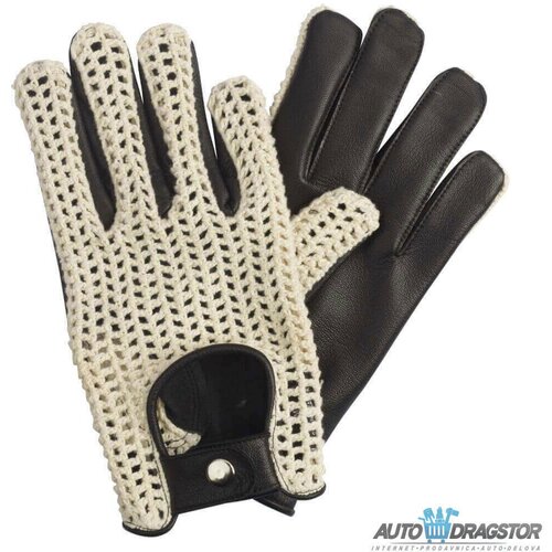 SW kožne rukavice za vožnju crno bele veličina xl Cene